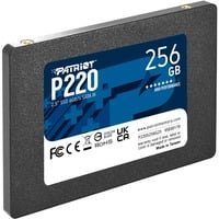 Patriot Memory P220 Internes Solid State Drive 256GB SSD SATA 3 2,5 Zoll