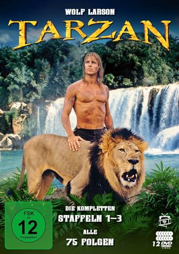 Tarzan - Die komplette Serie mit Wolf Larson (Alle 75 Folgen) (Fernsehjuwelen) [12 DVDs]