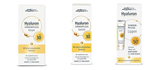 Hyaluron Sonnenpflege für Körper/Gesicht/Lippen LSF 30