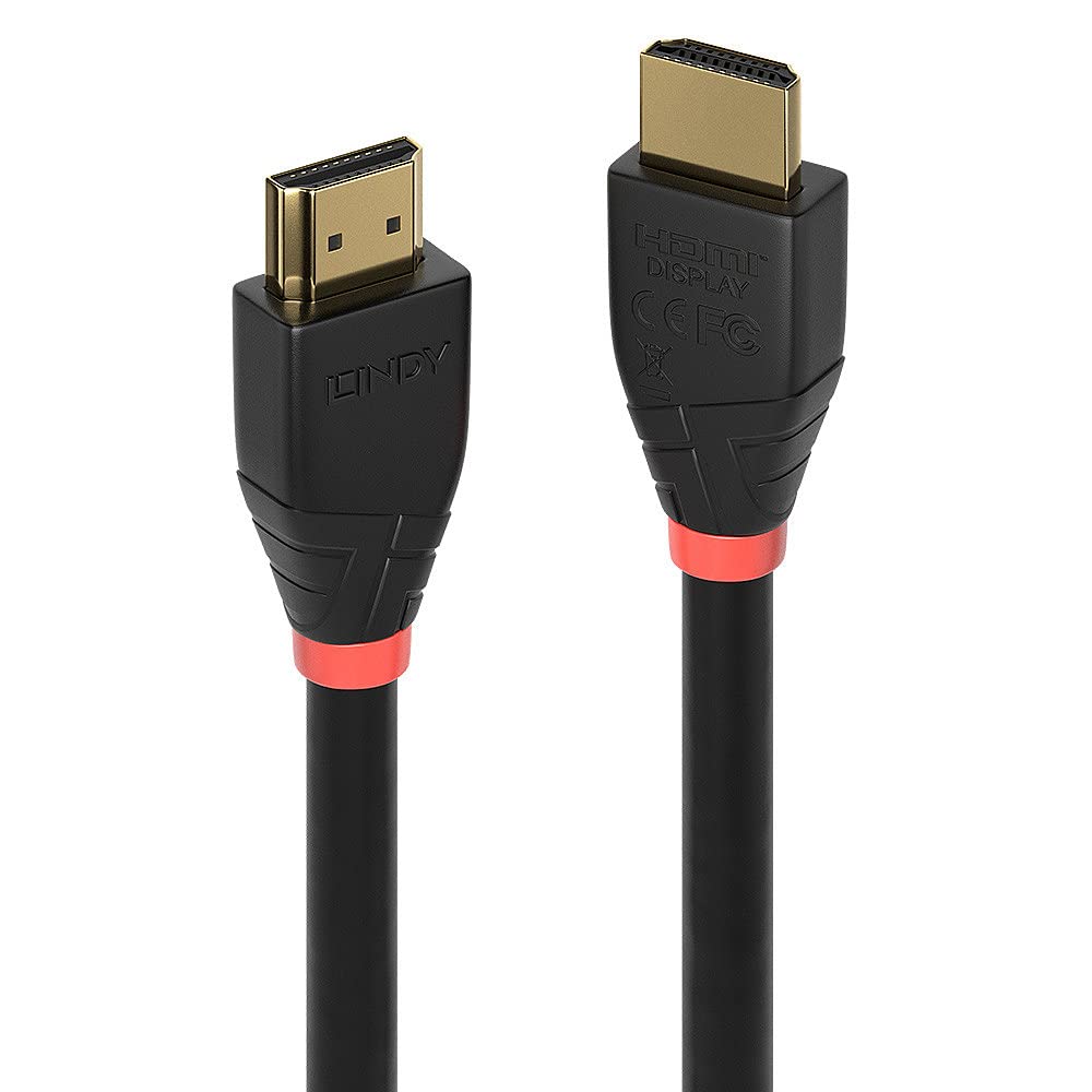 LINDY Anschlusskabel HDMI-A Stecker, HDMI-A Stecker 25.00m Schwarz 41074 HDMI-Kabel