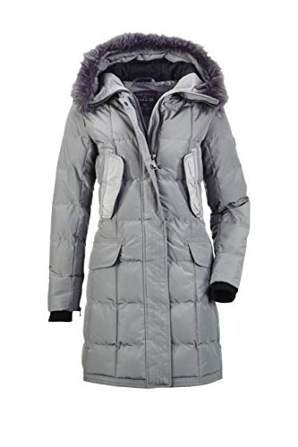 G.I.G.A. DX Damen Ventoso WMN Quilted PRK G Casual Parka In Daunenoptik Mit Kapuze, grau, 46