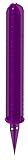 Bourguignon CAC04SPL0200VLET Deko-Kakteen Recht 20,00 cm, Violett