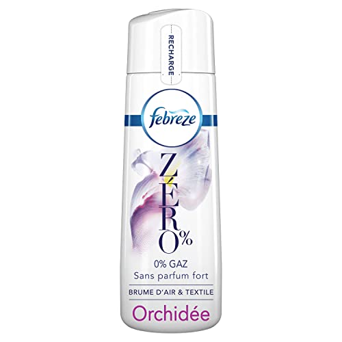 Febreze ZERO% Orchidee Luftnebel & Textil, beseitigt schlechte Gerüche, 300 ml - 3 Stück