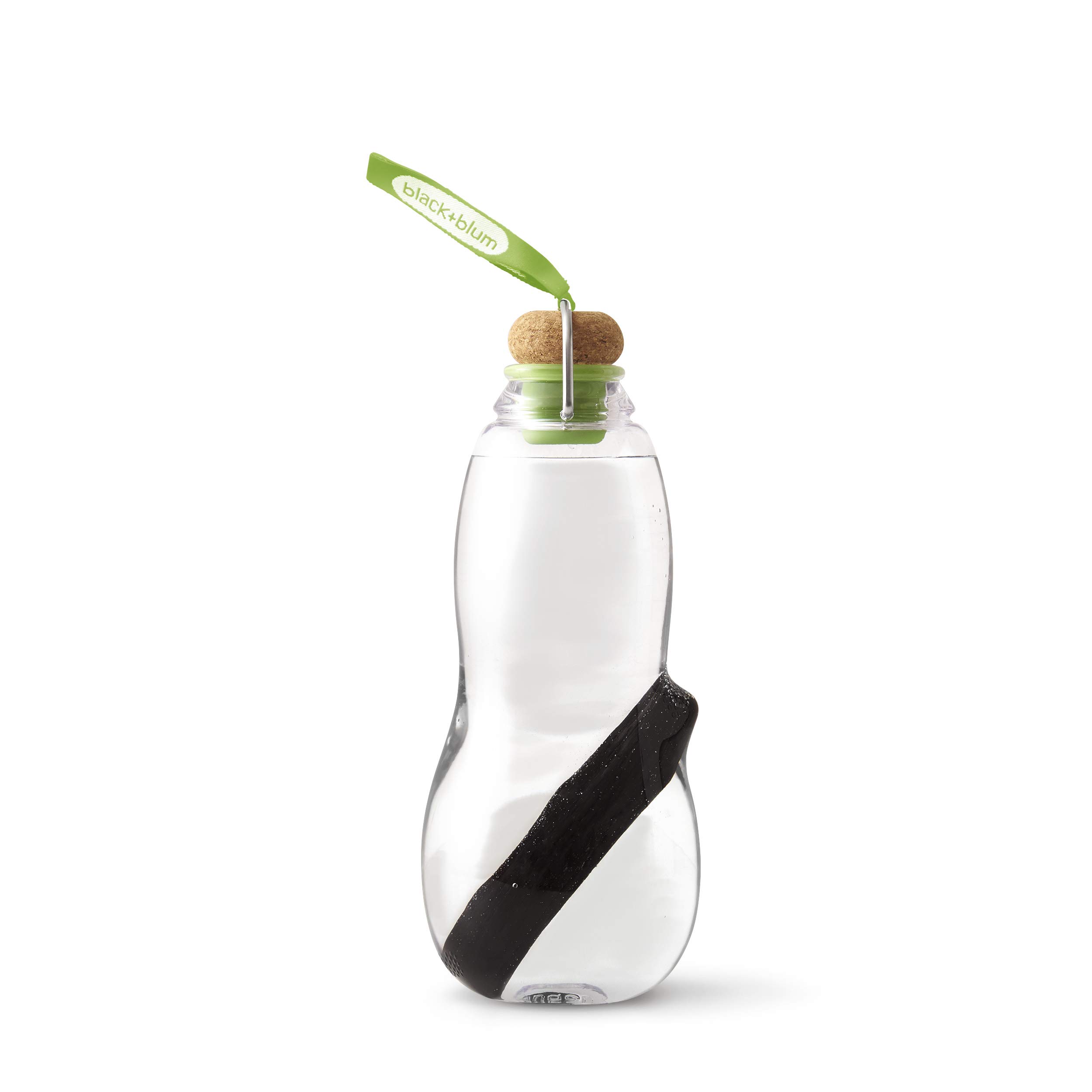 EAU GOOD Filter Wasserflasche mit Aktivkohle, lime