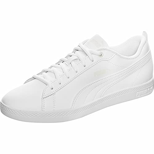 Puma Damen Smash WNS V2 L Sneaker, Weiß (Puma White-Puma White), 42 EU