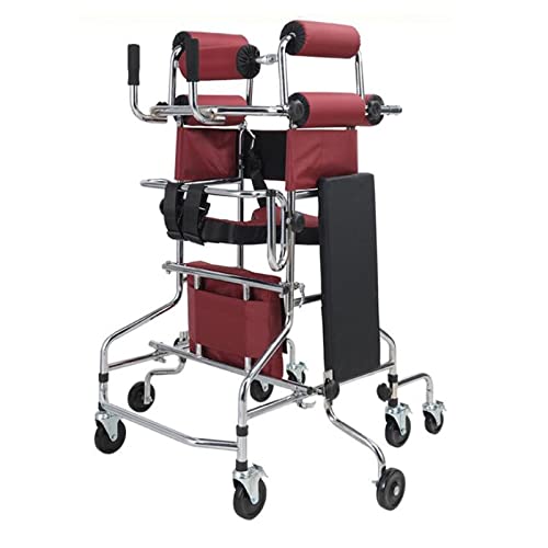 Rehabilitationsausrüstung für stehende Hemiplegiepatienten für Erwachsene, unterstütztes Gehgestell für ältere und behinderte Menschen, Blau, B2 (Rot A1)