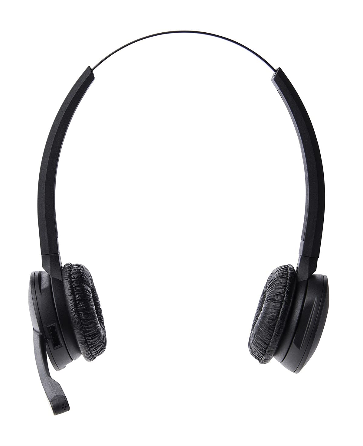 Jabra Pro 920 DECT Kabelloses On-Ear Stereo Headset - HD Voice und Noise Cancelling - ganztägige Akkulaufzeit - zur Verwendung mit Tischtelefonen in Europa - EU-Stecker, schwarz
