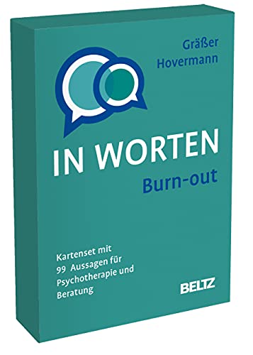 Burn-out in Worten: Kartenset mit 99 Aussagen für Psychotherapie und Beratung. Mit 8-seitigem Booklet im Stülpkarton, Kartenformat 5,9 x 9,2 cm. (Beltz Therapiekarten)