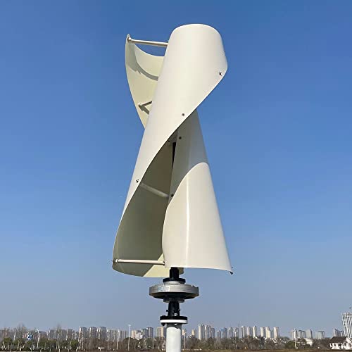 2000W Windkraftanlagen Vertikale 24v 48v 96V 220V Windgenerator für Heimgebrauch Windräder Weiß Grün Klinge 2KW Windturbine (24V mit weißer Klinge)