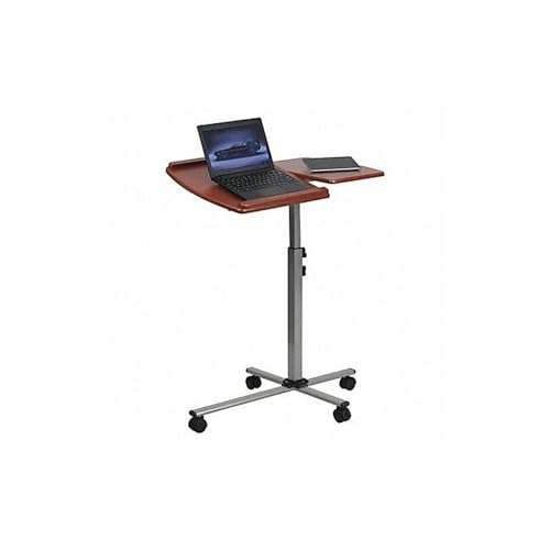 Flash Furniture Höhe und Winkel verstellbar Mobile Laptop-Computertisch mit kirschenfarbiger Platte