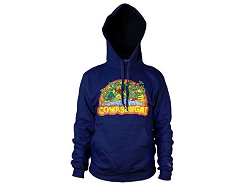 Teenage Mutant Ninja Turtles Herren Kapuzenpullover, Navy, L