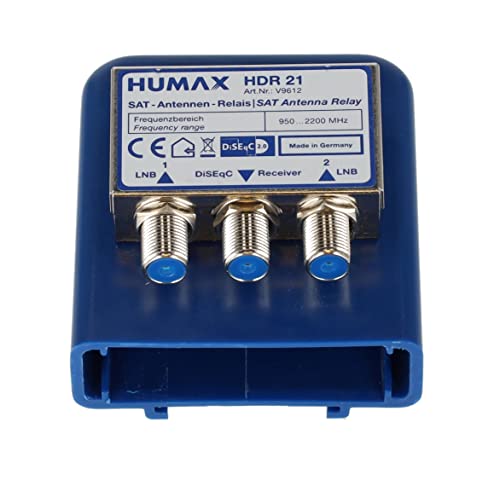Humax HDR 2x1 mit Wetterschutzgehäuse - DISEQC-RELAIS