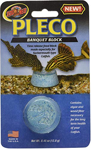 Zoo Med (6 Pack) Labs Feeder Pleco Banquet Food Block for Sucker-Mouth Catfish