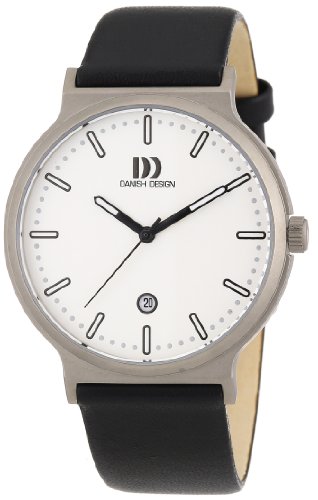 Danish Design Herren-Armbanduhr XL Analog Quarz Leder 3316309