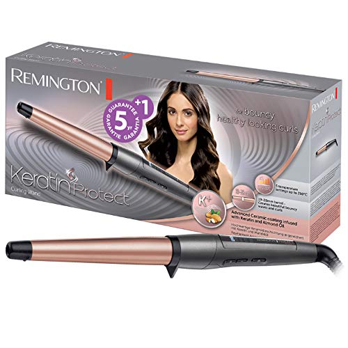 Remington Haarglätter Keratin Therapy S8590, innovativer Hitzeschutzsensor, braun