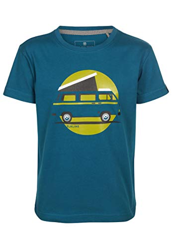 Elkline Kinder T-Shirt Lückenbüsser VW-Bulli Print 3041177, Farbe:darkblue, Größe:152-158
