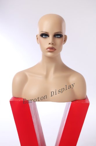 Euroton Dekokopf Perückenkopf Schaufensterpuppe Mannequin weiblich FO