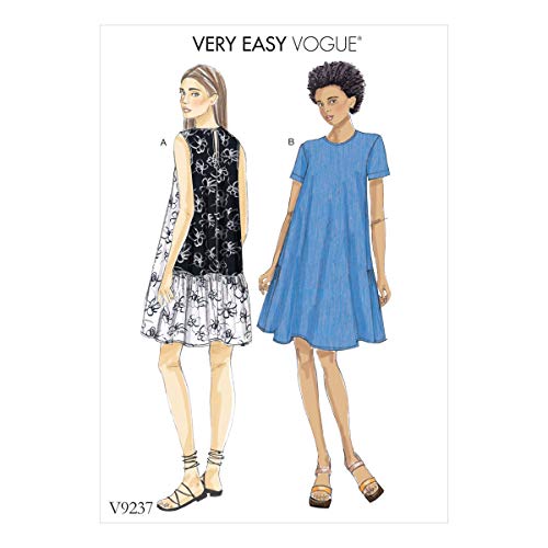 Vogue Mustern Damenkleider, Mehrfarbig, Größen xsm-med