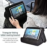 Huakaimaoyi Multi-Angle Soft Pillow Lap Stand Für Ipad, Tablets, Leser, Smartphones, Bücher, Zeitschriften-Schwarz