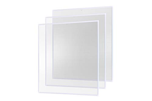 empasa Insektenschutz Fliegengitter Fenster Alurahmen weiß, braun oder anthrazit, 80 x 100 cm 3er SET