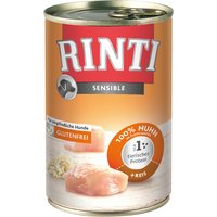Rinti Sensible Huhn + Reis | 12x 400g Hundefutter für Allergiker