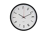 FISURA Wanduhr, groß, leise, „Fucking Late“, 30 cm Analoge Uhr
