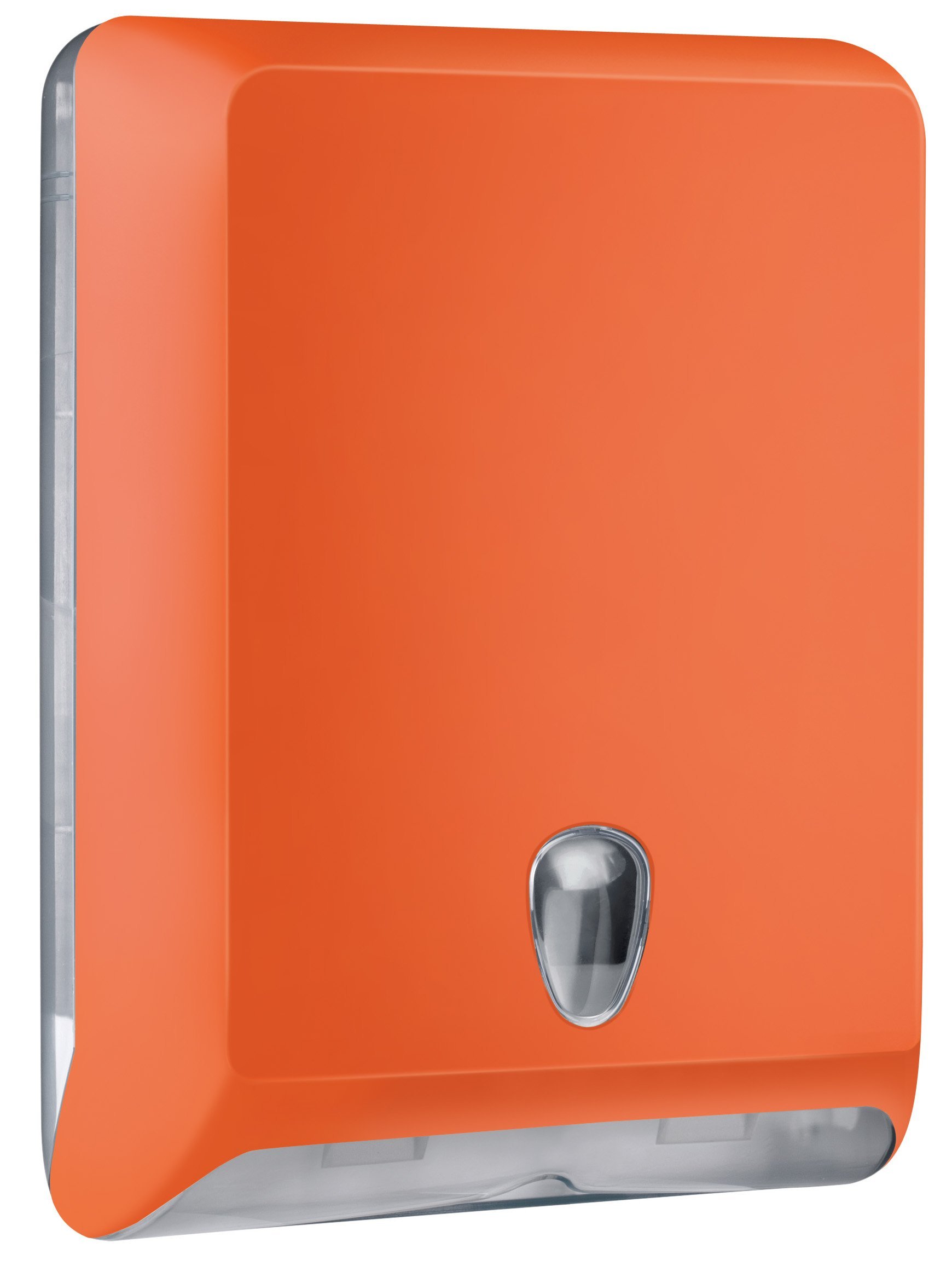 Papierhandtuchspender, Falthandtuchspender, Handtuchspender Orange 400-800 Blatt