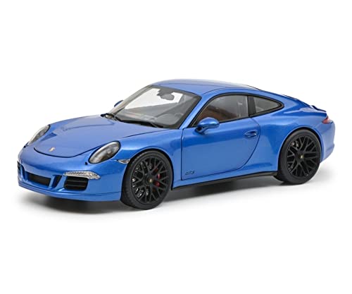 Schuco Porsche 911 (991.1) Carrera GTS Coupe 2014 blau metallic Modellauto 1:18