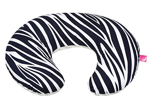 Motherhood Stillkissen ergonomisch, Öko-Tex Standard 100, Zebra dunkelblau