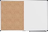 Legamaster UNITE Kombiboard - 60x90cm – Whiteboard-Korkkombination – Whiteboard magnetisch und beschreibbar – Korktafel zum anpinnen von Bildern und Plänen aus 100% Naturkork