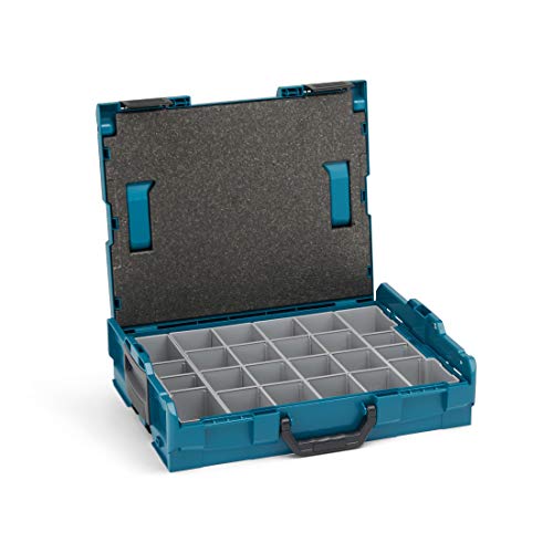Bosch Sortimo Werkzeugkoffer-Set • L-Boxx 102 • bestückt mit Ordnungssystem Insetboxen-Set K3