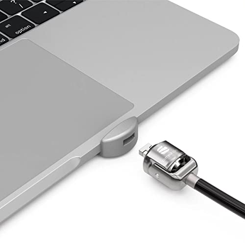 Maclocks UNVMBPRLDG01KL Universal Ledge Sicherheitsschloss Slot Adapter für MacBook Pro Touch Bar und Non-Touchbar Bar Modelle mit Schlüssel Kabelschloss