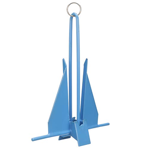 SEACHOICE 41724 Utility Anchor - PVC beschichtet - 3,6 kg - Blau - für Boote bis 24 Fuß