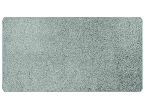 Primaflor - Ideen in Textil Kurzflor-Teppich Manila - Mintgrün, 120x170 cm, Hochwertig Gekettelter Teppich-Läufer für Wohnzimmer und Kinderzimmer