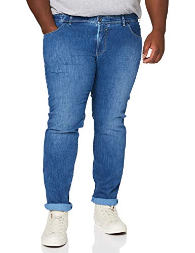 Eurex by Brax Herren Style PEP S Tapered Fit Jeans, blau, W42/L32 (Herstellergröße: 28U)