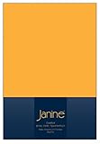 Janine Spannbettlaken Elastic-Jersey Baumwolle/Comfort Elastic 5002, Farbe:Sonnengelb 63, Größe:200 x 200 cm