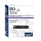 bgstar - 50 Streifen reagenz für die Kontrolle der Blutzucker - BG Star mystar