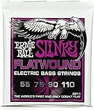Ernie Ball Power Slinky Flatwound E-Bass-Saiten, Stärke 55-110