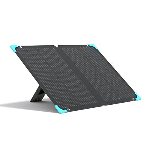 Renogy Faltbares Solarpanel Solarmodul 80W für Tragbare Powerstation, Wasserdicht mit Verstellbaren Ständern, für Wohnmobil, Wohnwagen, Netzunabhängig