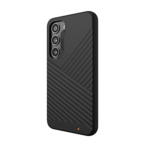 ZAGG Gear4 Denali D30 Protective Case for Samsung Galaxy S23, 6.1in, Slim, Enhanced Back Protection, Ultimate Impact, Kickstand, Wireless Charging, (Black)