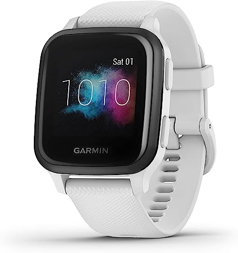 Garmin Venu Sq Music Amazon Exclusive – wasserdichte GPS-Fitness-Smartwatch mit Musikplayer, 1,3" Touchdisplay, Gesundheitstracker & Sport-Apps, Pay (Zertifiziert und Generalüberholt)