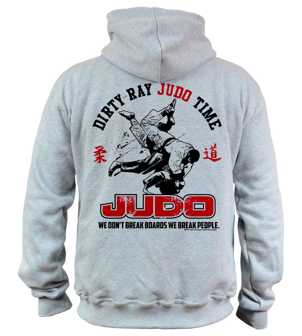 Dirty Ray Kampfsport Judo Time Herren Kapuzenpullover BDT10 (L)