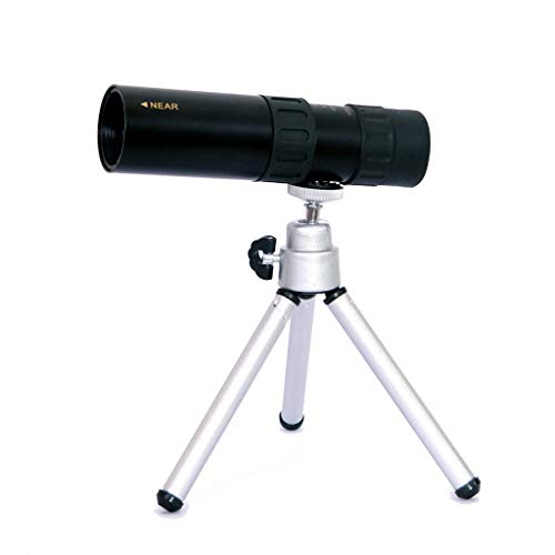 YAOGUI Lupe, 4K 10–300 x 40 mm Zoom, dehnbares Monokular-Teleskop mit Handyhalterung und Stativständer, Monokular für Vogelbeobachtung, Wandern