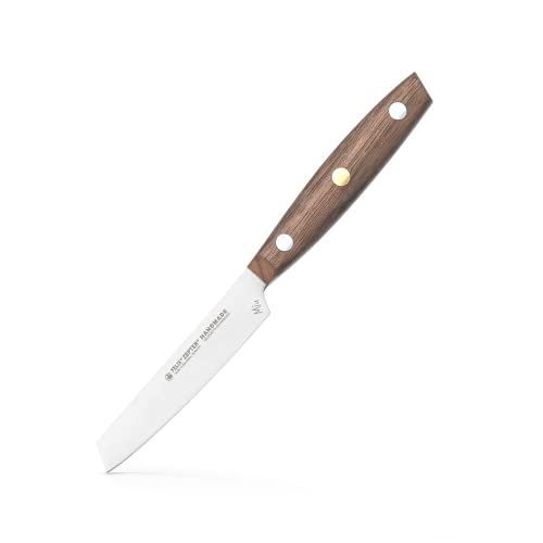 Felix SOLINGEN 221509 MIU Gemüsemesser – 9 cm Schneide aus Klingen-Stahl mit Walnuss-Griff - Made in Germany