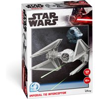 Star Wars Imperial TIE Interceptor Paper Core 3D Puzzle Model