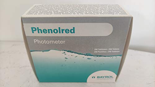 Bayrol Phenol red Tabletten für elektronischen Pooltester pH Wert 250 Tabletten