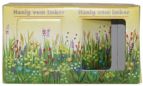 Germerott Bienentechnik 10 x Geschenkkarton Blumenwiese für 2 x 500g DIB Glas Preis pro Stück 2,25 Euro