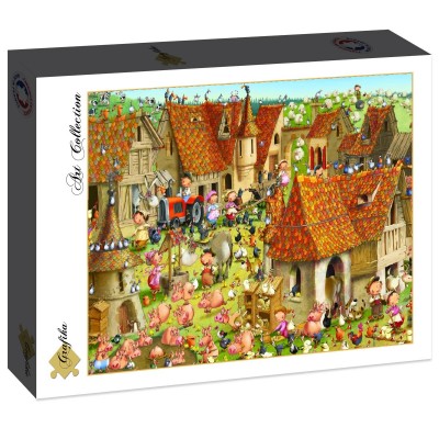 Grafika Fran�ois Ruyer - Bauernhof 2000 Teile Puzzle Grafika-F-30606 2