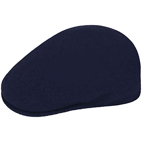 Kangol Herren Schirmmütze Wool 504, Blau (Dark Blue), XL