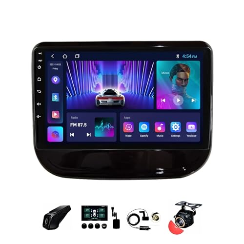 BOJONTN 9 Zoll Android 12 Autoradio 2 Din für Changan CS55 2017-2018 mit Rückfahrkamera Lenkradsteuerung Bluetooth GPS Navigation Kabelloses CarPlay WiFi Mikrofon (Size : S600 8+256G)